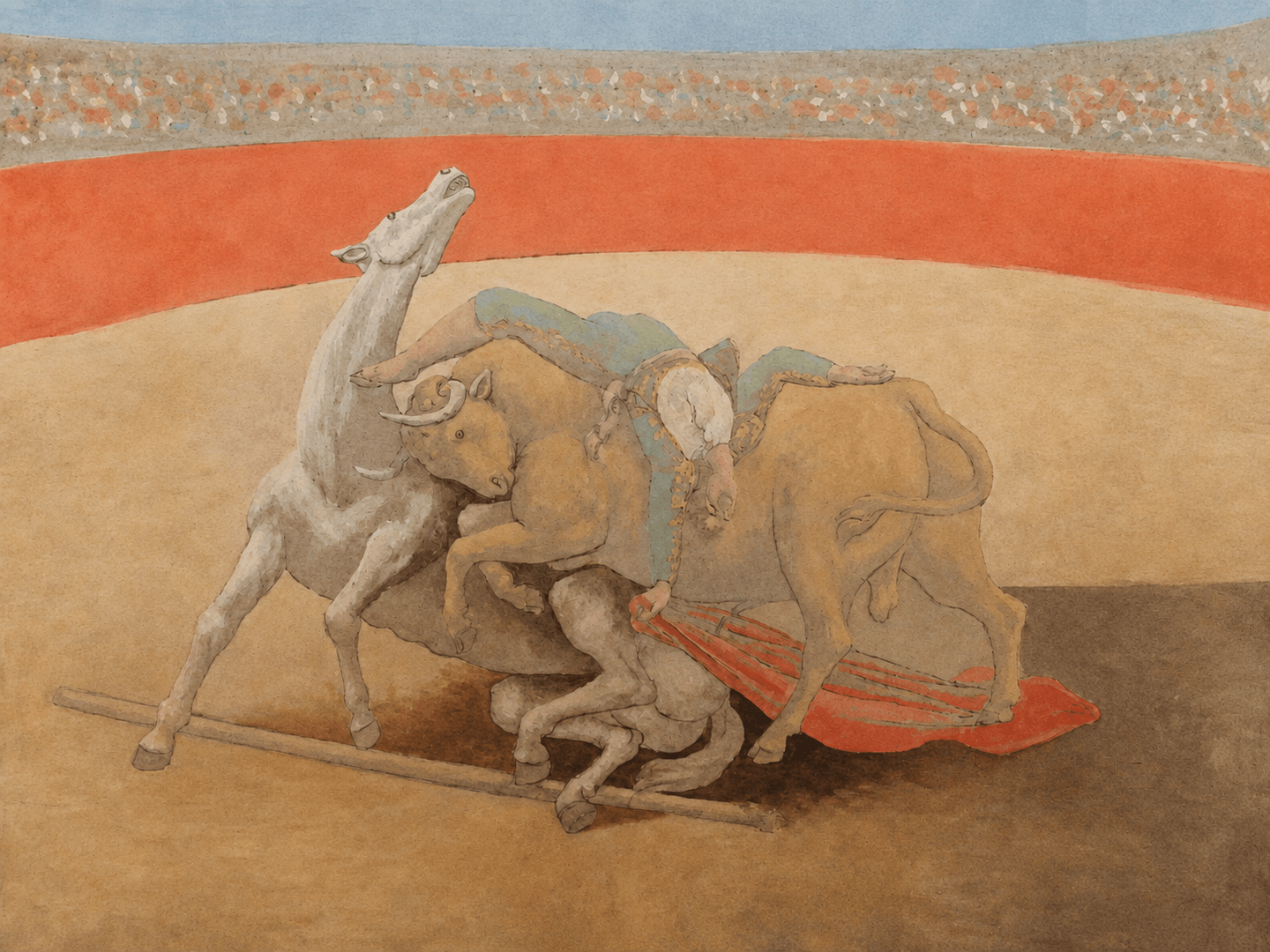 Picasso bullfighting detail