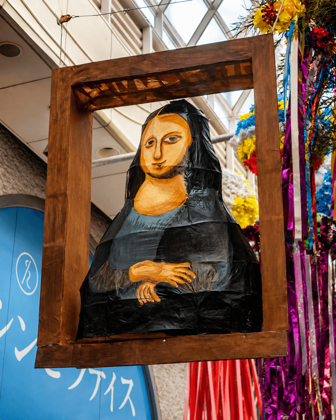 EVEN THE MONA LISA MADE THE TRIP.
